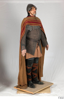  Photos Medieval Knight in mail armor 9 Medieval soldier a poses brown cloak whole body 0008.jpg
